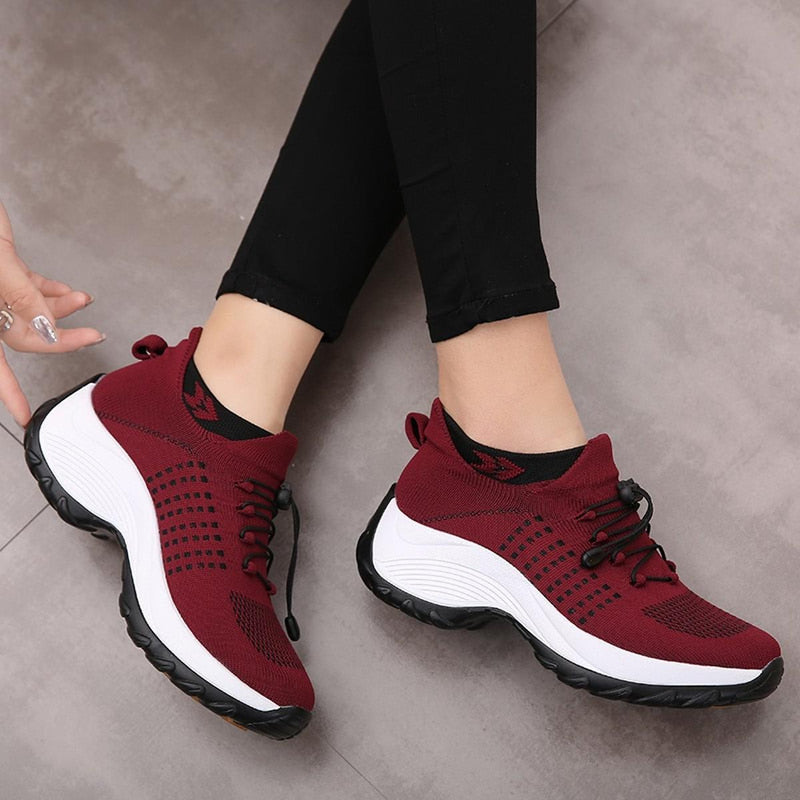 Orthopedic Footbed Sneakers With Enhanced Support