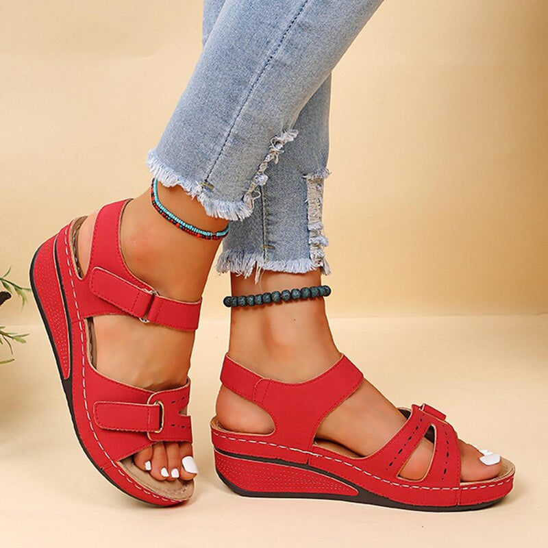 Orthopedic Sandals With Velcro Closure For Comfort