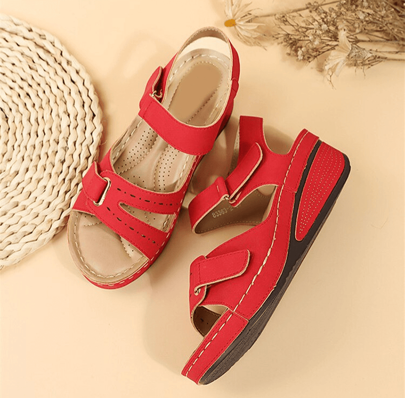 Orthopedic Sandals With Velcro Closure For Comfort