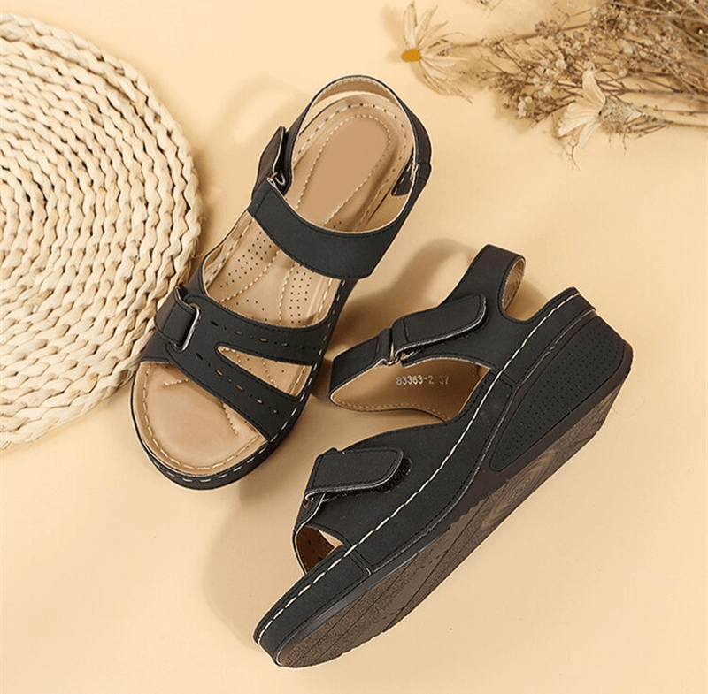 Orthopedic Sandals With Velcro Closure For Comfort