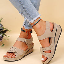 Orthopedic Sandals With Velcro Closure For Comfort