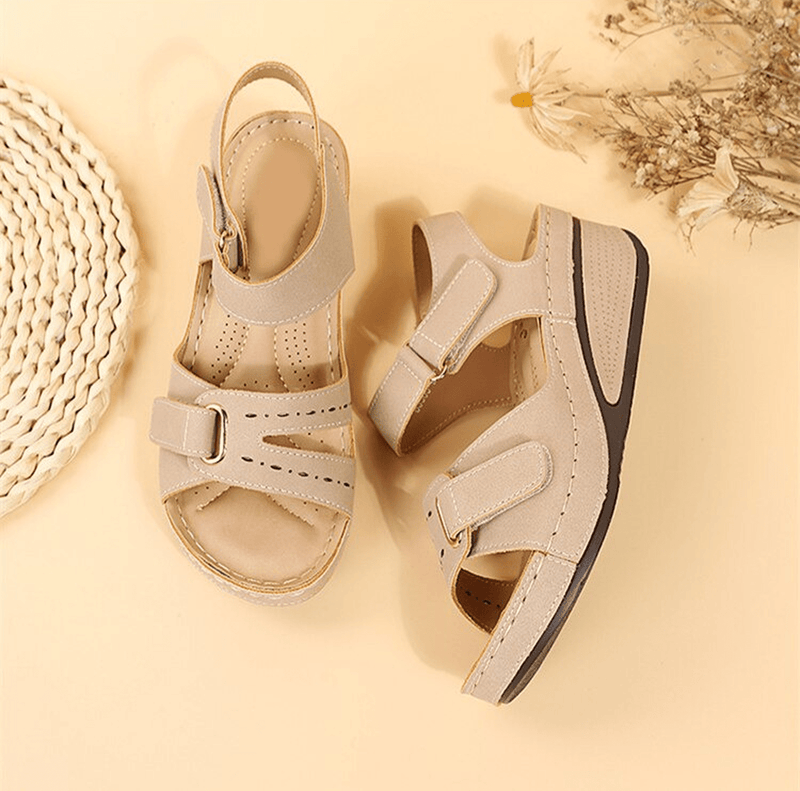 Orthopedic Sandals With Velcro Closure For Comfort