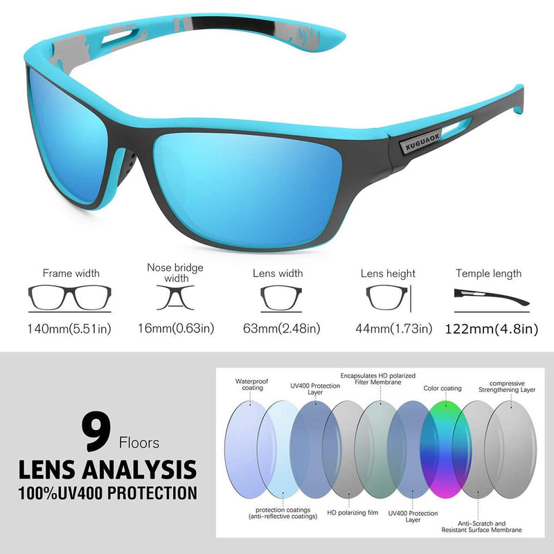 Outdoor Sports Sunglasses With Polarized UV Protection