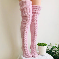 Over-The-Knee Knit Socks For Women - Winter Fashion Accessory
