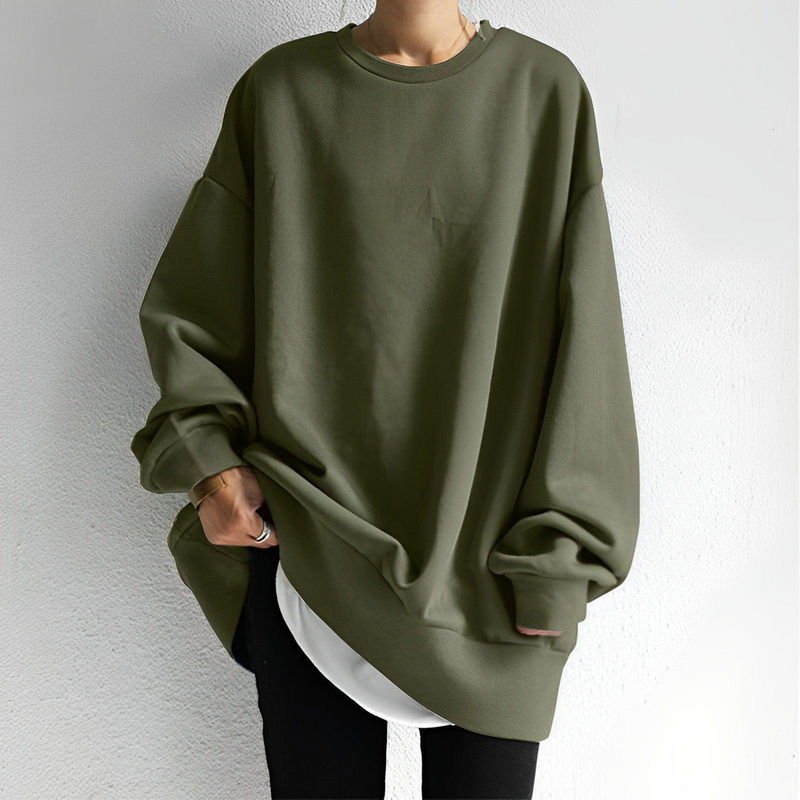 Oversize Pullover With Textured Design For Women