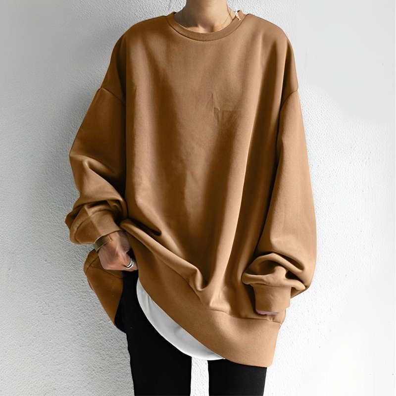 Oversize Pullover With Textured Design For Women