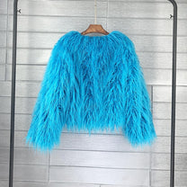 Oversized Faux Fur Winter Coat For Women