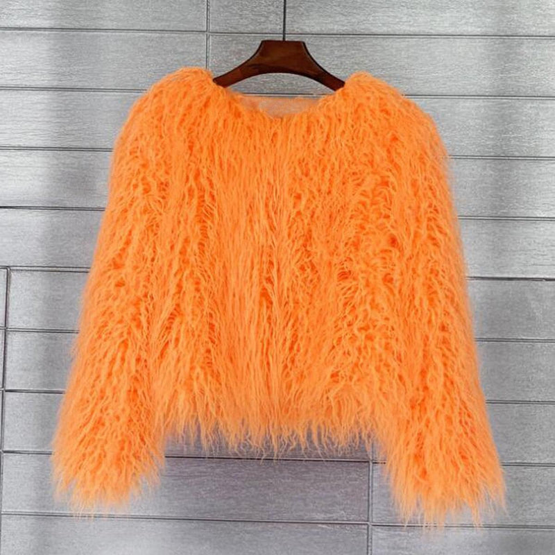Oversized Faux Fur Winter Coat For Women
