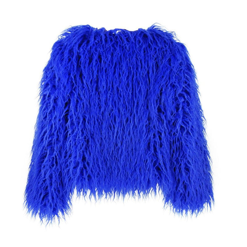 Oversized Faux Fur Winter Coat For Women