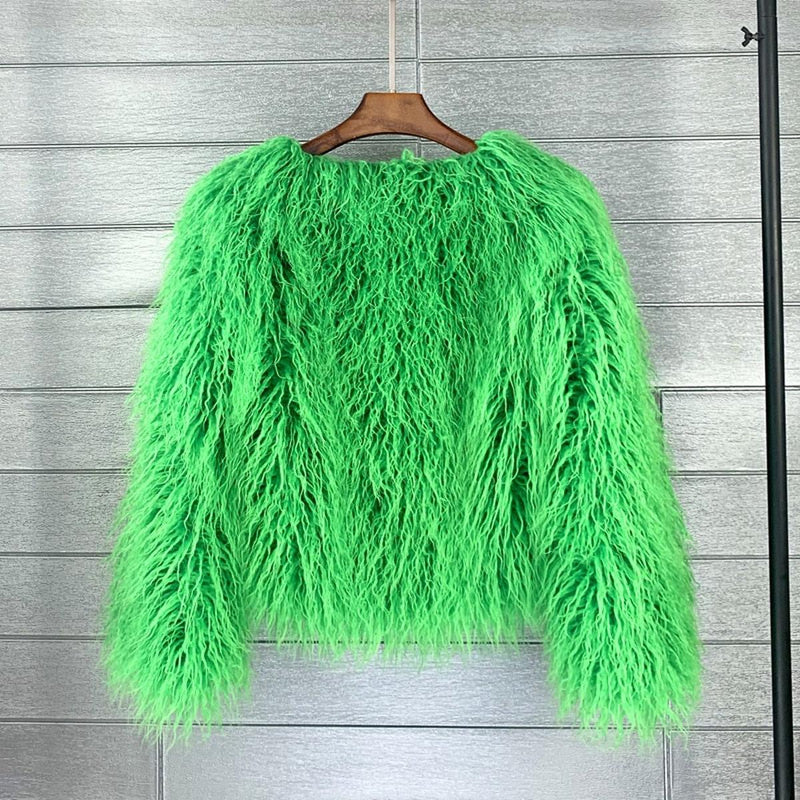 Oversized Faux Fur Winter Coat For Women