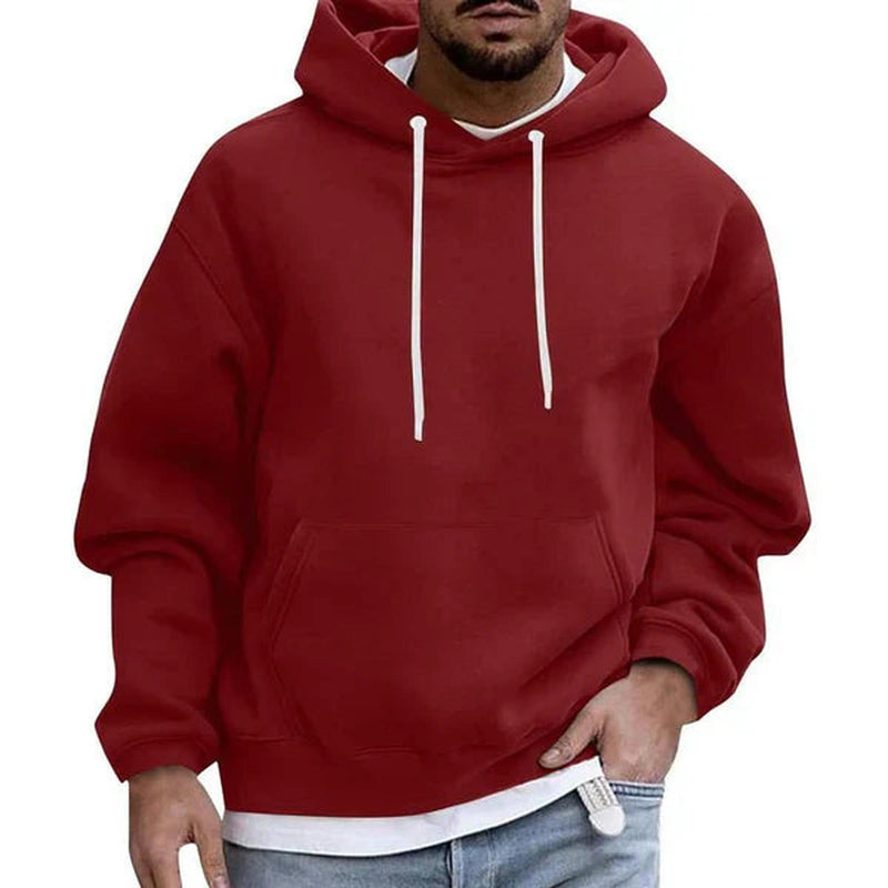 Oversized Hoodie With Kangaroo Pocket And Adjustable Hood