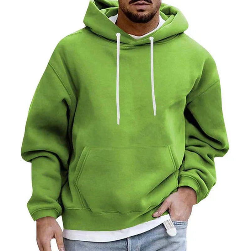 Oversized Hoodie With Kangaroo Pocket And Adjustable Hood