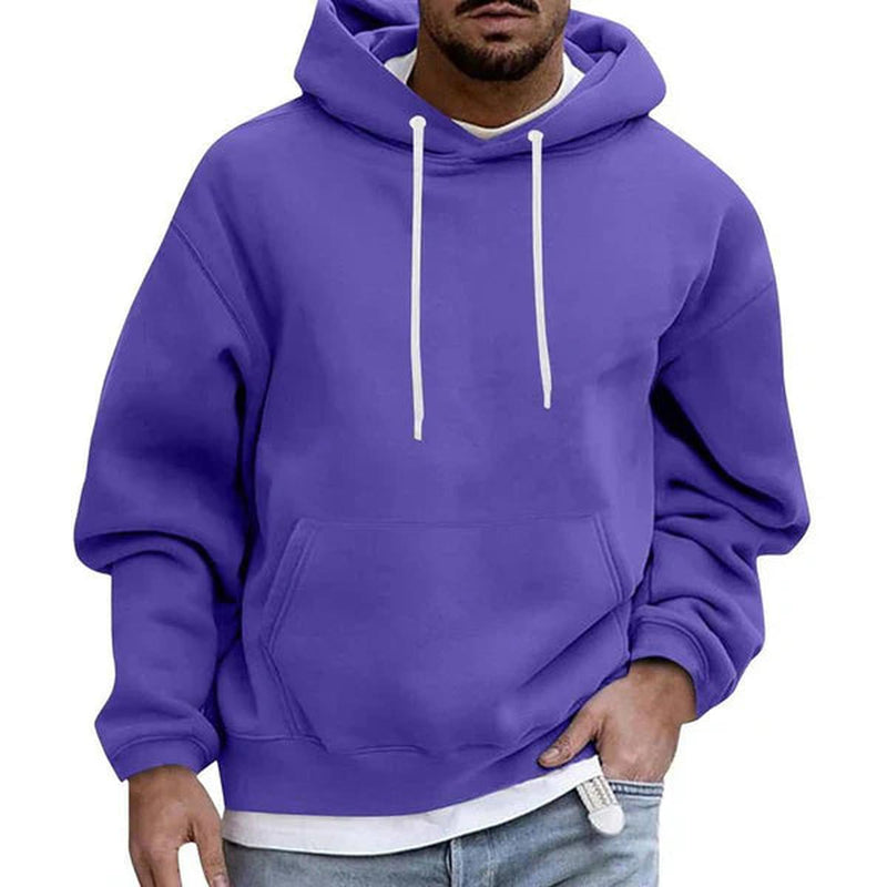 Oversized Hoodie With Kangaroo Pocket And Adjustable Hood