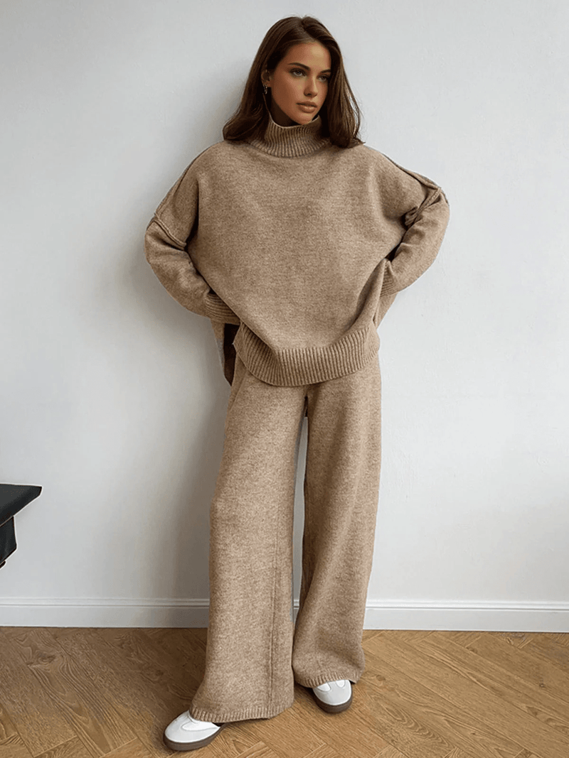 Oversized Knit Co-Ord Set With Relaxed Fit