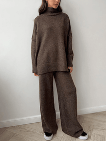 Oversized Knit Co-Ord Set With Relaxed Fit