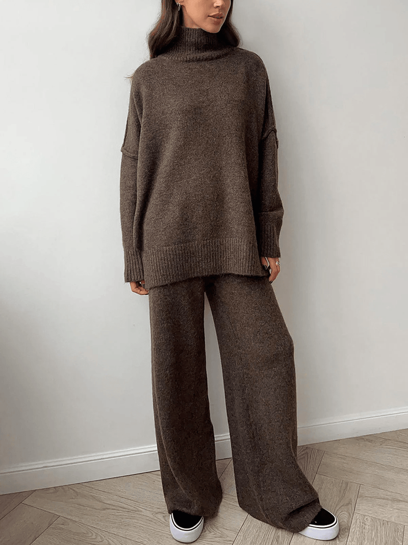Oversized Knit Co-Ord Set With Relaxed Fit