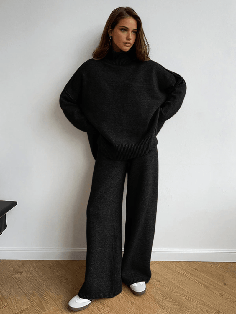 Oversized Knit Co-Ord Set With Relaxed Fit