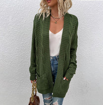 Oversized Knitted Spring Jacket