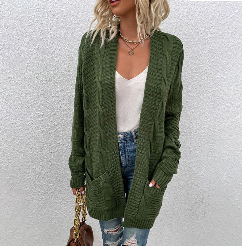 Oversized Knitted Spring Jacket