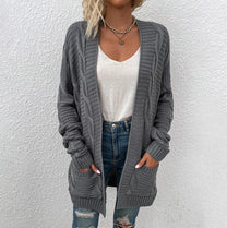Oversized Knitted Spring Jacket
