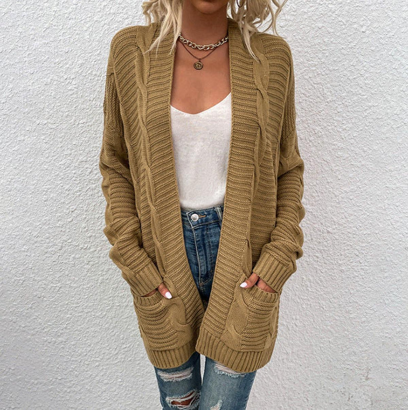 Oversized Knitted Spring Jacket