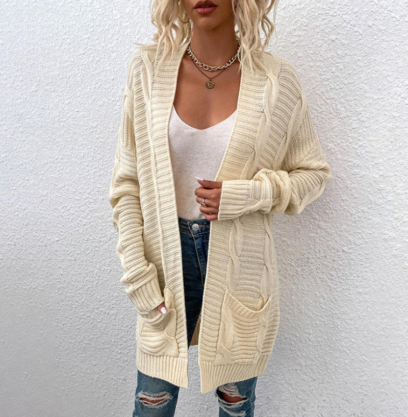 Oversized Knitted Spring Jacket