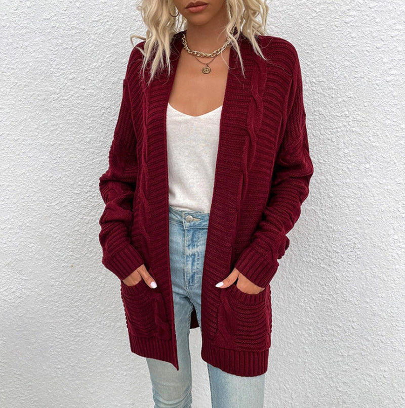 Oversized Knitted Spring Jacket