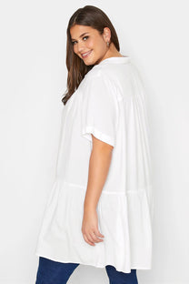Oversized Long Sleeve Shirt Plus Size