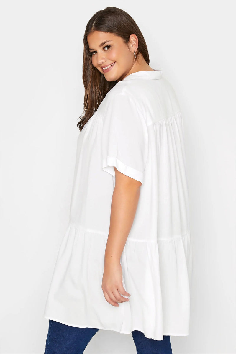 Oversized Long Sleeve Shirt Plus Size