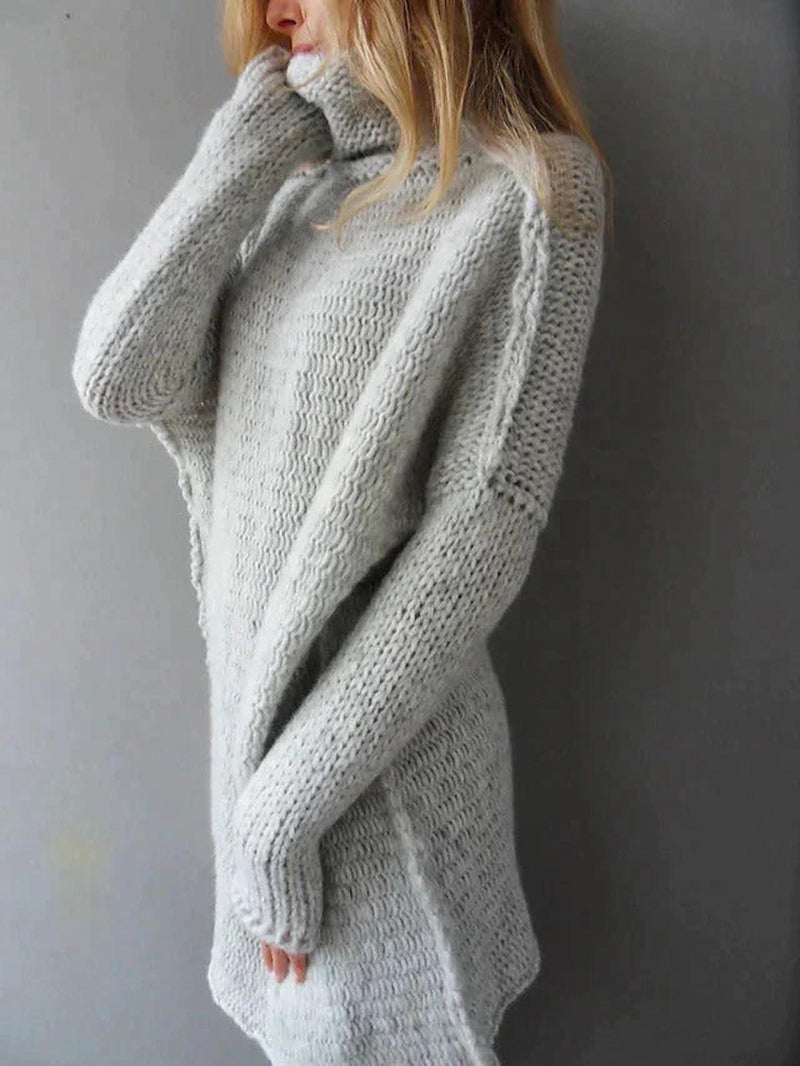 Oversized Roll-Neck Jumper For Women