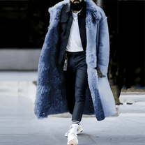 Oversized Shearling-Lined Insulated Trench Coat
