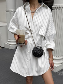 Oversized Striped Shirt