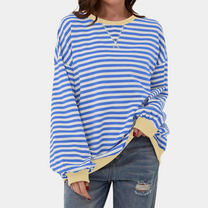 Oversized Striped Sweater For Women