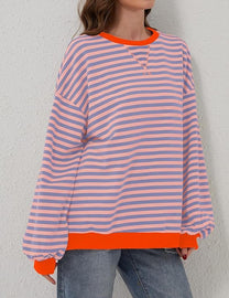Oversized Striped Sweater For Women