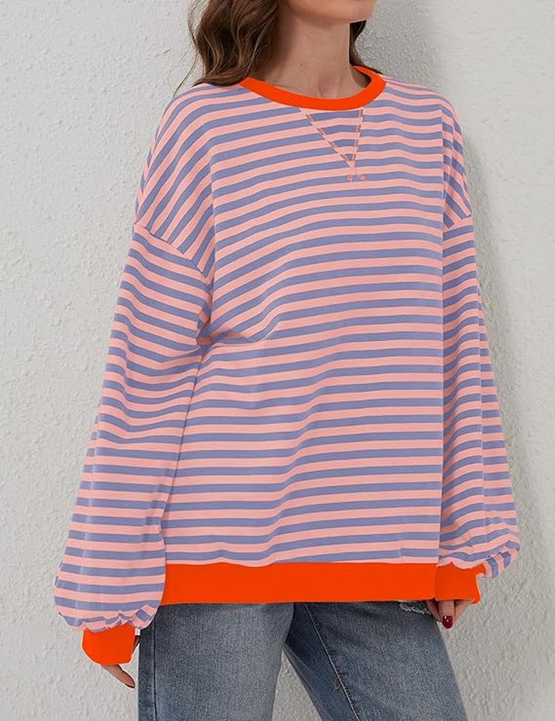 Oversized Striped Sweater For Women