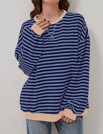 Oversized Striped Sweater For Women