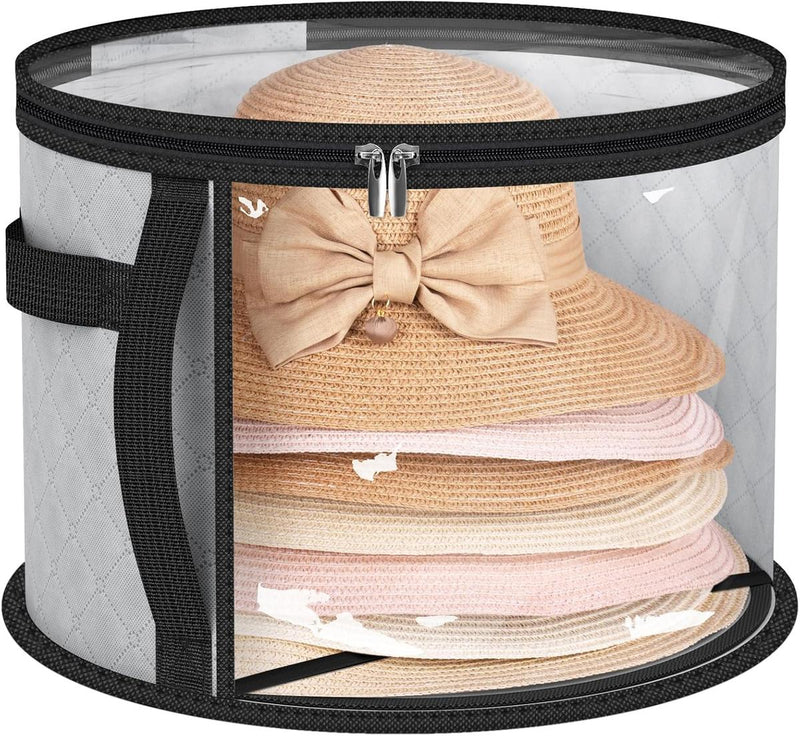 Oversized Transparent Hat Storage Box For 5–7 Wide-Brimmed Hats - Buy 1 Get 1 Free