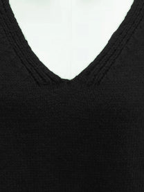 Oversized V-Neck Pullover Sweater Plus Size