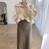 Oversized Women&#39;s Pullover Sweater