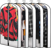 PEVA Garment Cover Set – 12 Breathable Clothing Hangers with Buy 1 Get 1 Free Offer