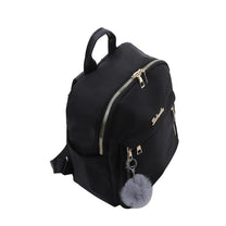 PU Leather Travel Backpack With Adjustable Straps And Zippered Pockets