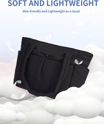 Padded Laptop Tote Bag With Tumbler Holder And Trolley Sleeve