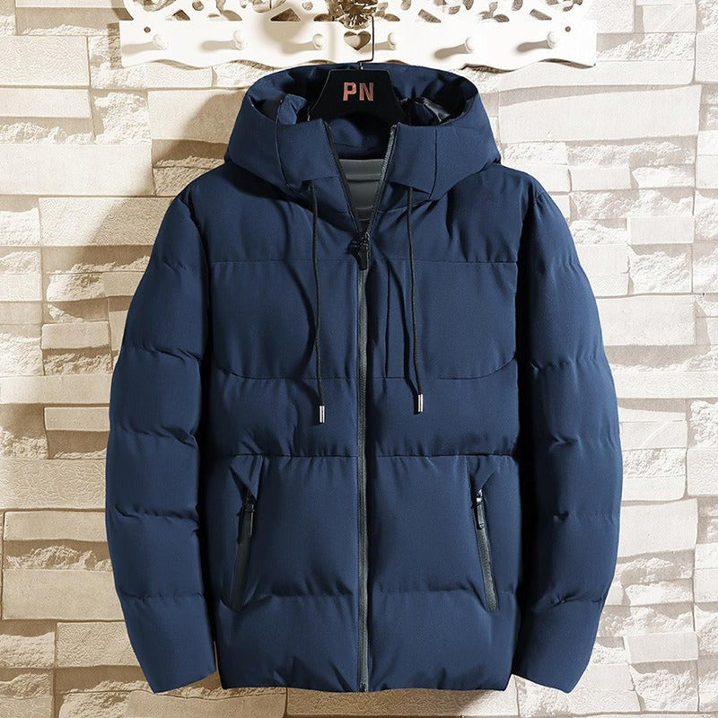 Padded Slim Fit Hooded Jacket for Men