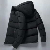 Padded Slim Fit Hooded Jacket for Men