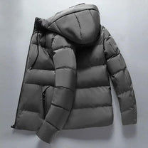 Padded Slim Fit Hooded Jacket for Men