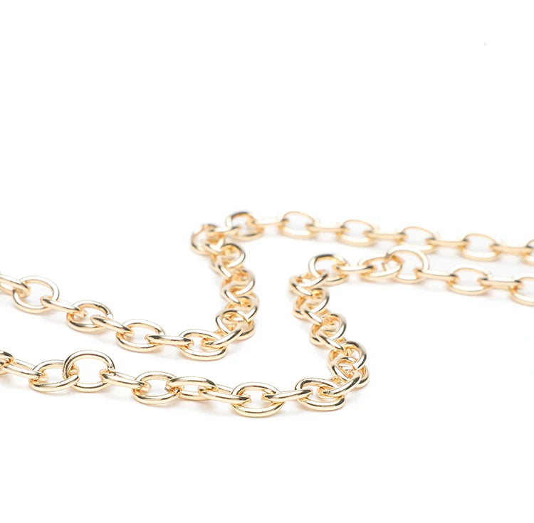 Pearl White Clutch With Gold Chain