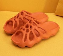 Platform Slippers With Cut-Outs For Summer
