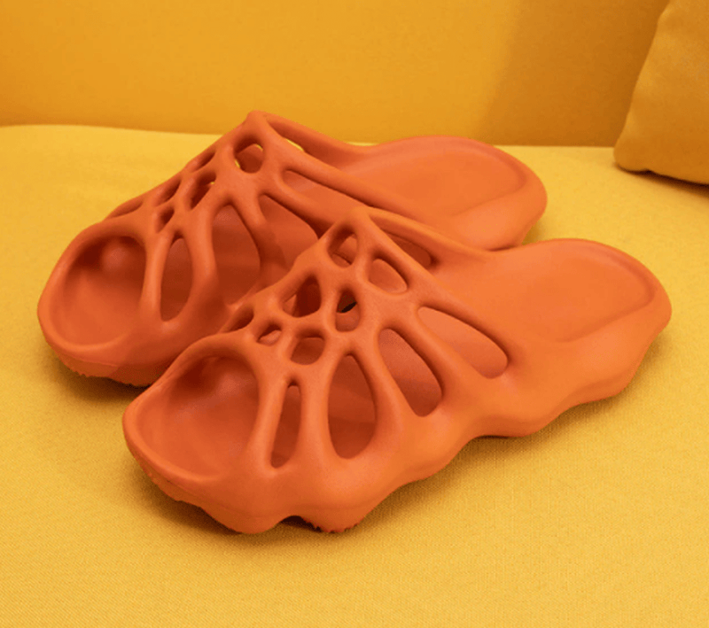 Platform Slippers With Cut-Outs For Summer