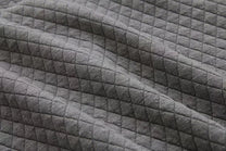 Plus Size Checkered Knit Cardigan Jacket