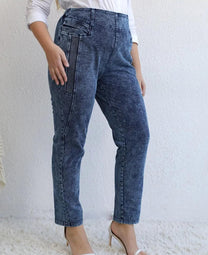 Plus Size Cotton Mom Jeans
